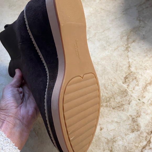 New Kate Spade brown wedge booties, size 8 - Picture 2 of 4